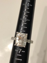 5.30 CTW Forever Brilliant Radiant 14k Ring