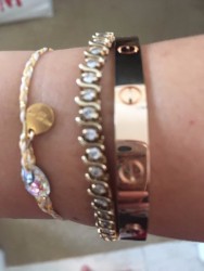 1.25 ctw Diamond 14k Yellow Gold Tennis Bracelet