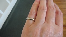 Ben Bridge 14kt WG 3mm band (sz 6)