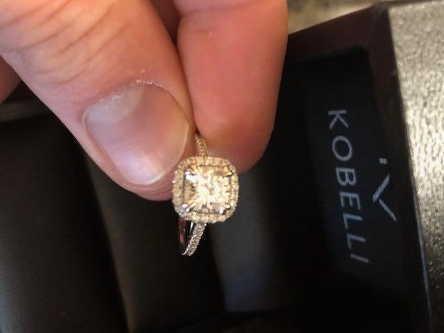 Halo Engagement Ring