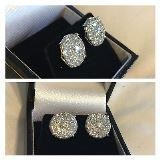 14kt WG 2.04ctw Diamond Earrings Large