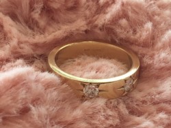 Heavy 14k yellow gold Jabel Ring