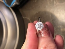 1.5 CT Asha Center Tiffany Repro sz 5