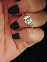 7mm ACC Moissanite Ring 14k