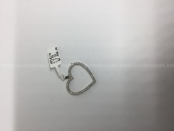 Diamond heart pendant