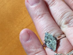 Big marquise diamond solitaire