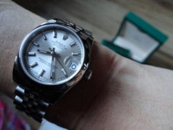 Mint Rolex Datejust 178240 Midsize Jubilee Silver